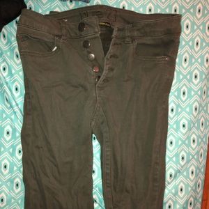 Army green jeans